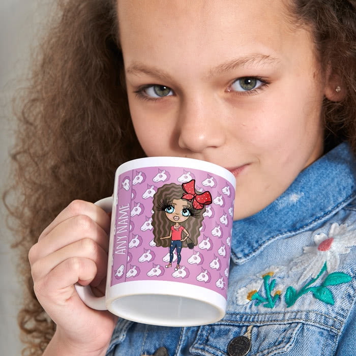 ClaireaBella Girls Unicorn Emoji Mug - Image 3