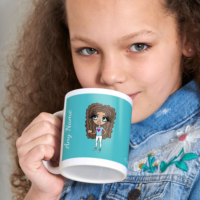 ClaireaBella Girls Turquoise Mug - Image 2