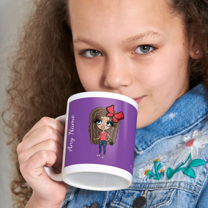 ClaireaBella Girls Purple Mug - Image 3