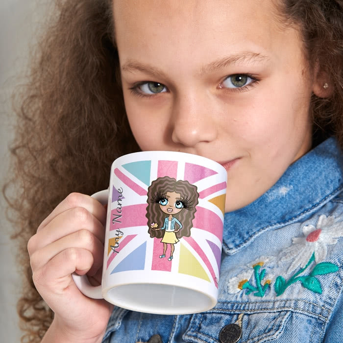 ClaireaBella Girls Union Jack Mug - Image 2