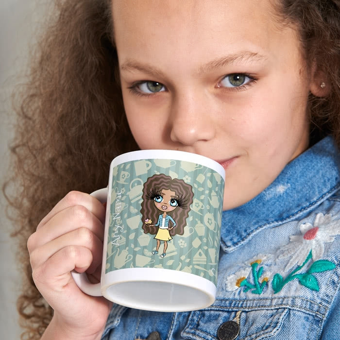 ClaireaBella Girls Teapot Print Mug - Image 5