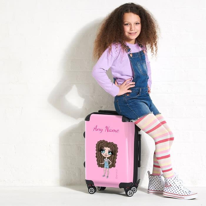 ClaireaBella Girls Pastel Pink Suitcase - Image 5