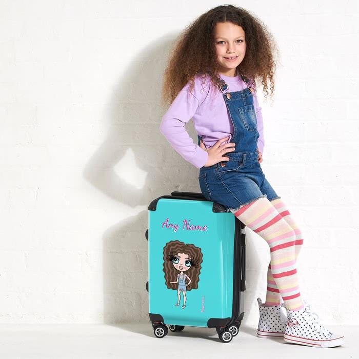 ClaireaBella Girls Turquoise Suitcase - Image 5