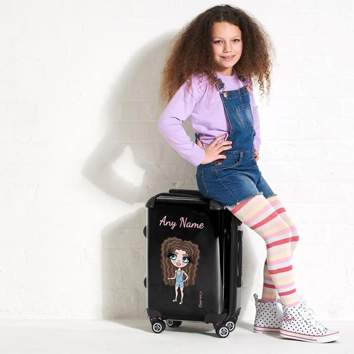 ClaireaBella Girls Black Suitcase - Image 0