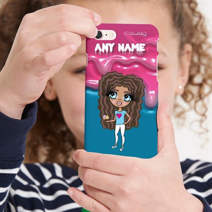 ClaireaBella Girls Personalized Unicorn Slime Phone Case - Image 3
