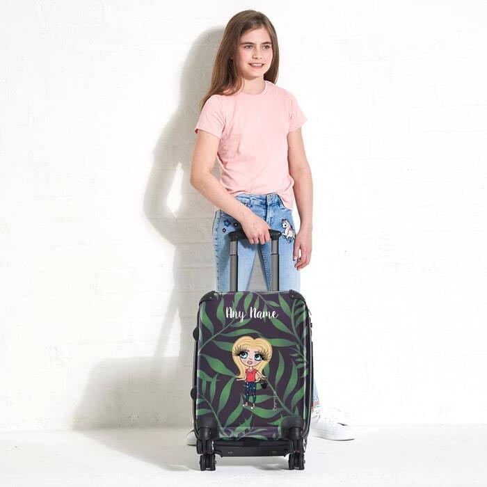 ClaireaBella Girls Tropical Suitcase - Image 5