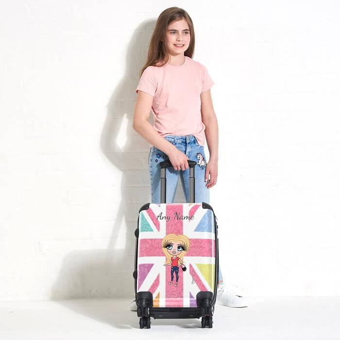 ClaireaBella Girls Union Jack Suitcase - Image 0