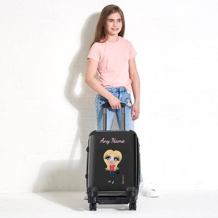 ClaireaBella Girls Black Suitcase - Image 3