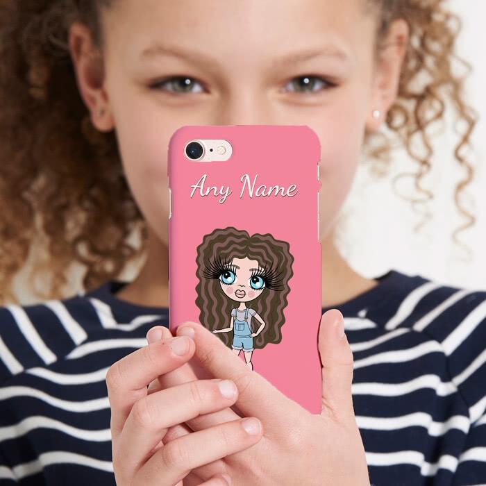 ClaireaBella Girls Personalized Pink Phone Case - Image 0