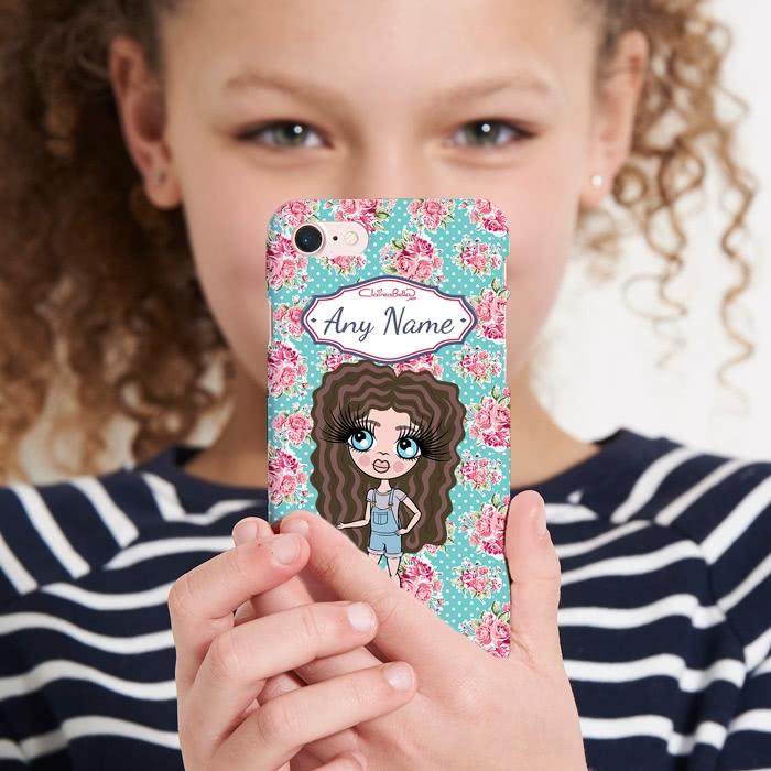 ClaireaBella Girls Personalized Rose Phone Case - Image 2