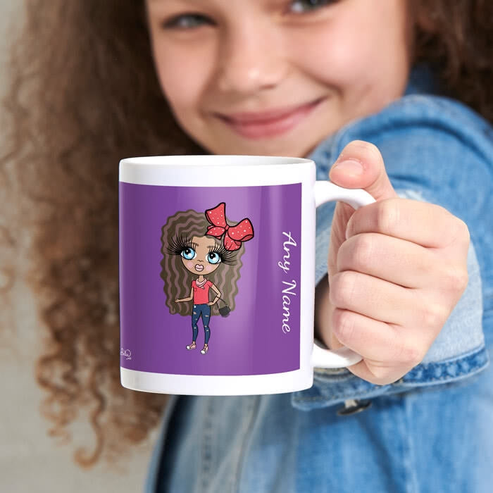 ClaireaBella Girls Purple Mug - Image 1