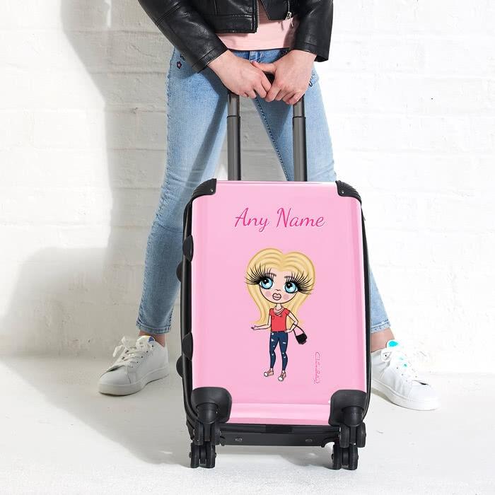 ClaireaBella Girls Pastel Pink Suitcase - Image 2