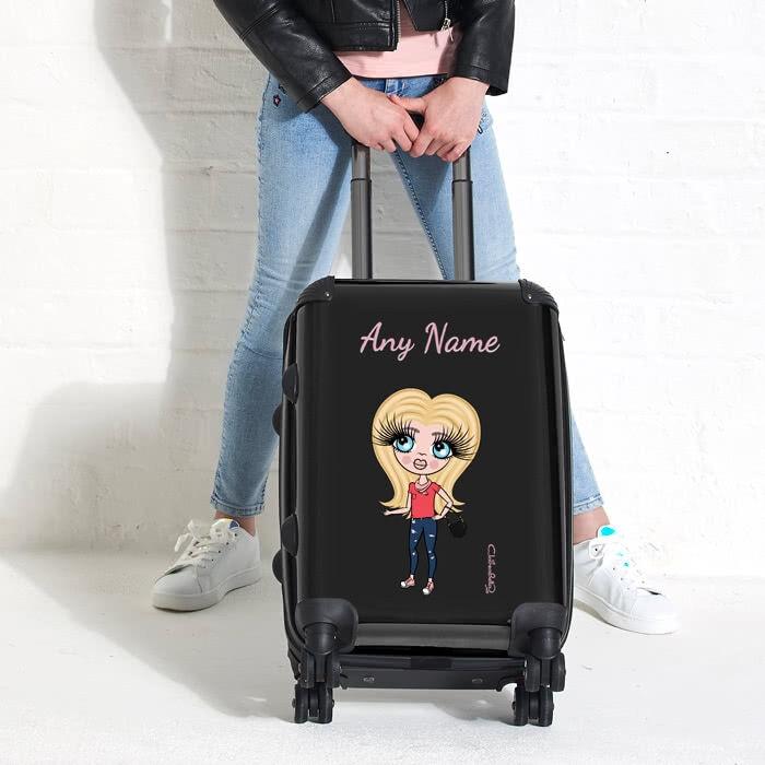ClaireaBella Girls Black Suitcase - Image 1