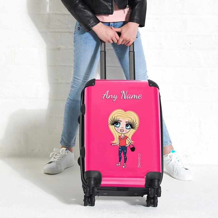 ClaireaBella Girls Hot Pink Suitcase - Image 5