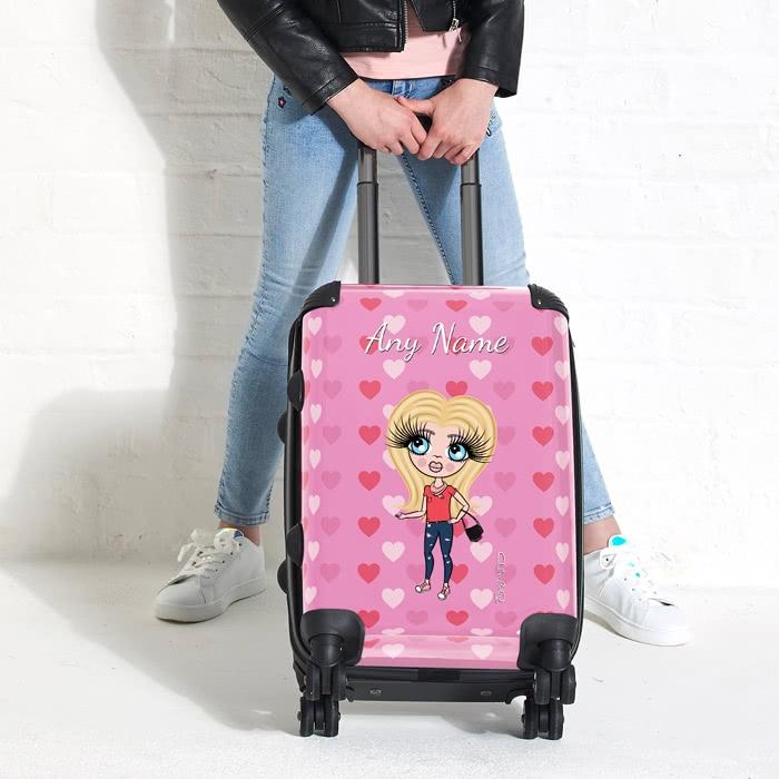 ClaireaBella Girls Heart Suitcase - Image 2