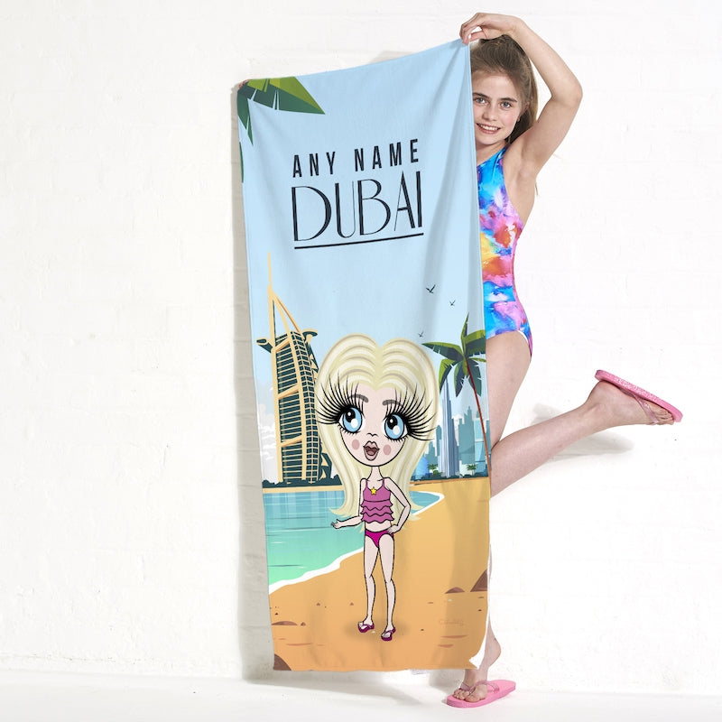 ClaireaBella Girls Dubai Beach Towel - Image 3