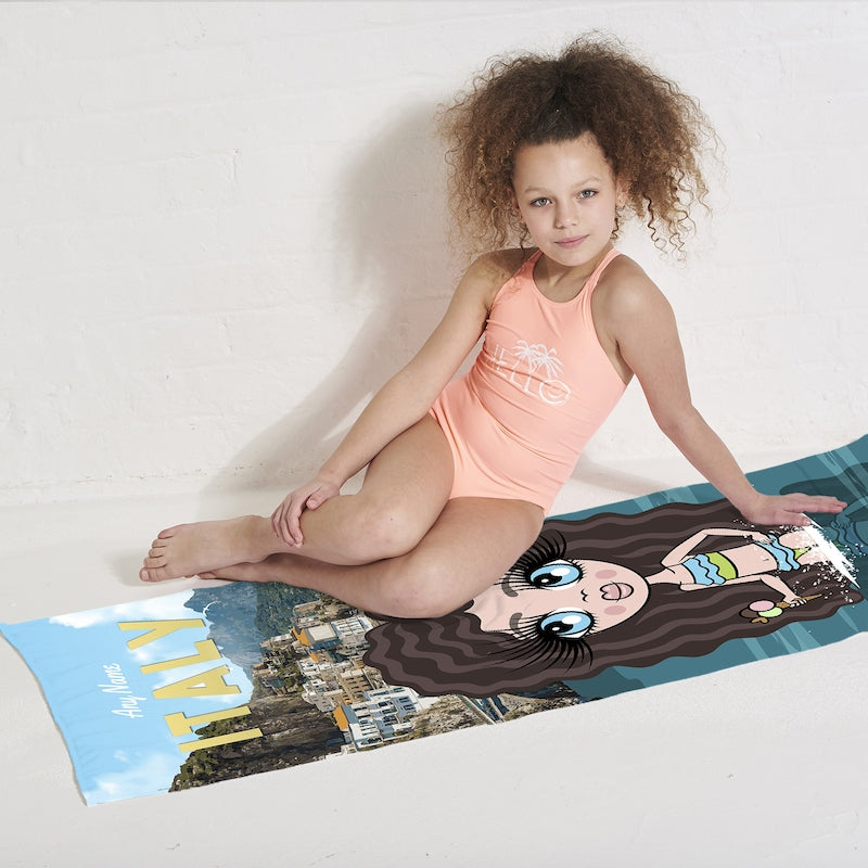 ClaireaBella Girls Italy Beach Towel - Image 3