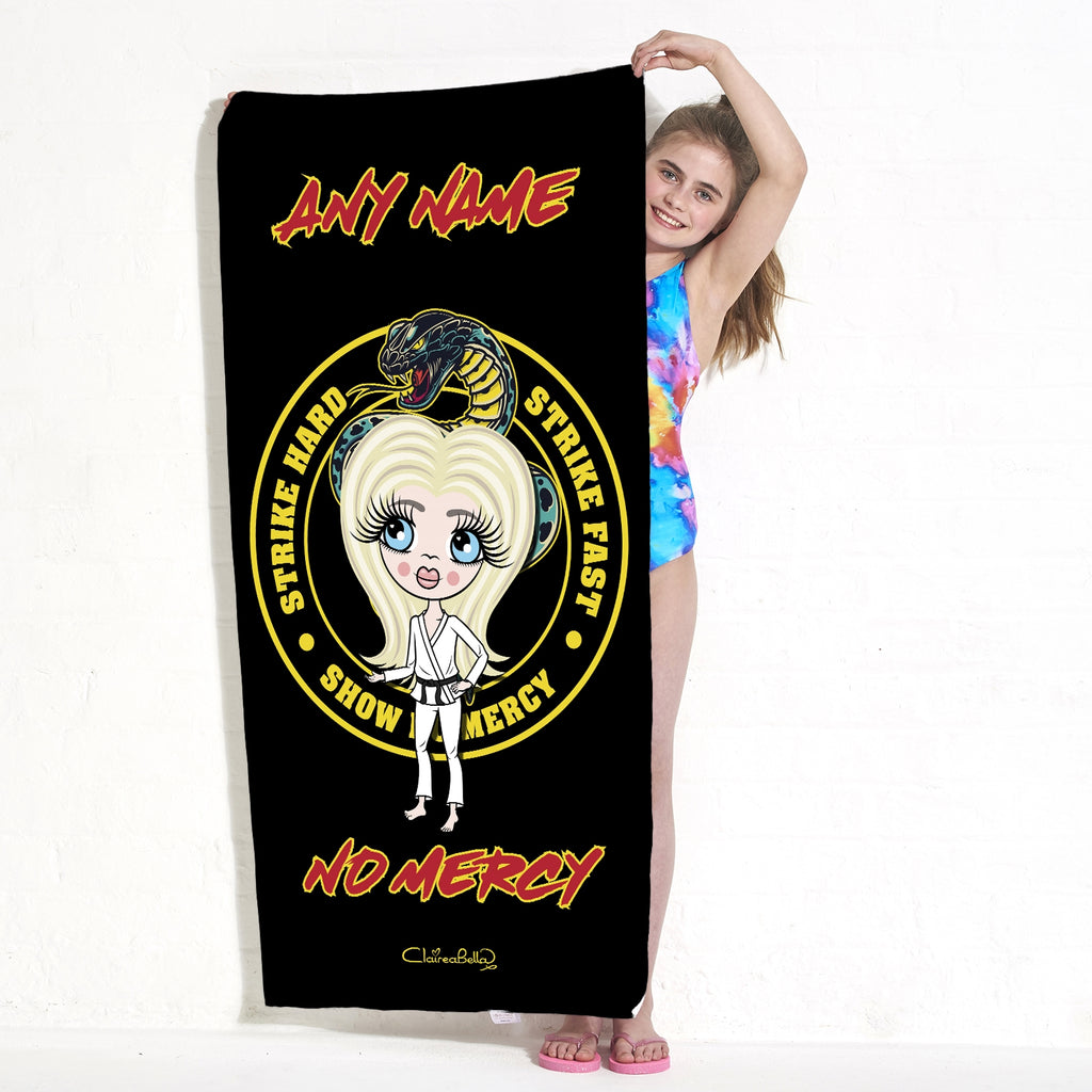 ClaireaBella Girls No Mercy Beach Towel - Image 1