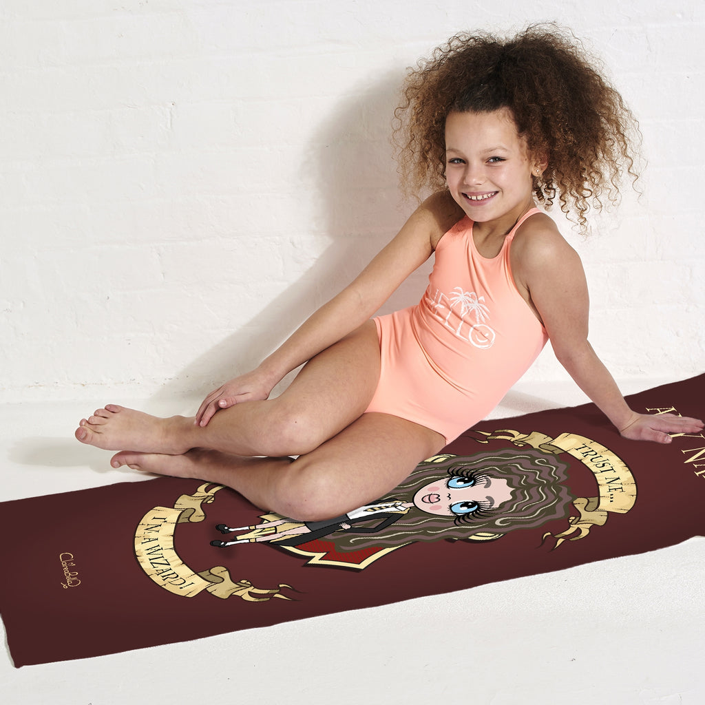 ClaireaBella Girls Wizard Beach Towel - Image 3