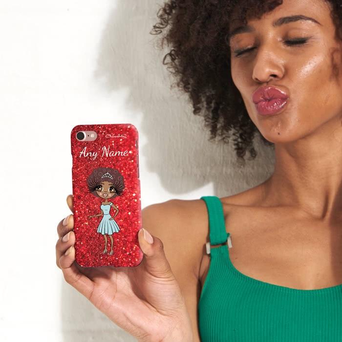 ClaireaBella Personalized Romantic Glitter Effect Phone Case - Image 2