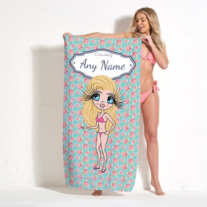 ClaireaBella Rose Beach Towel - Image 3