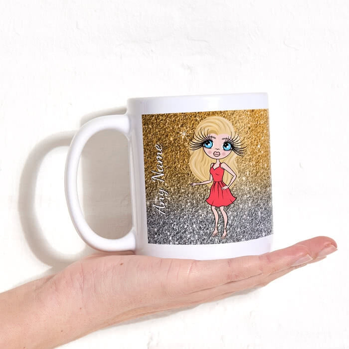 ClaireaBella Ombre Glitter Effect Mug - Image 5