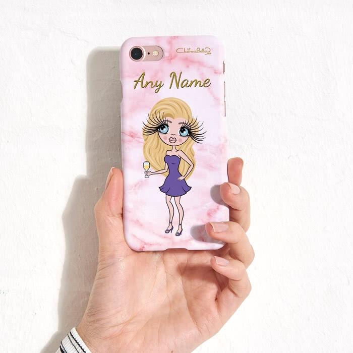 ClaireaBella Personalized Marble Effect Phone Case - Image 8