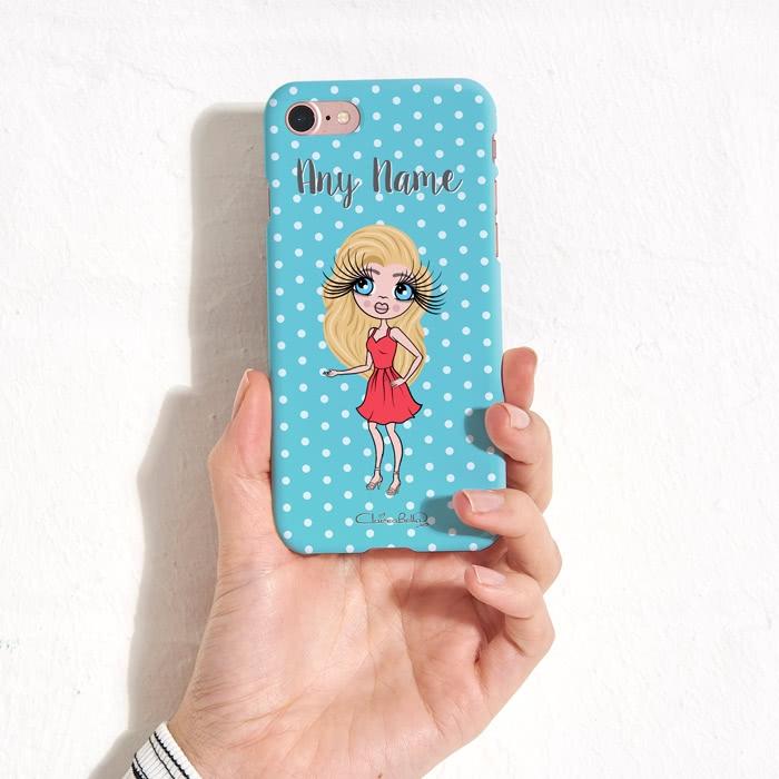 ClaireaBella Personalized Polka Dot Phone Case - Image 4