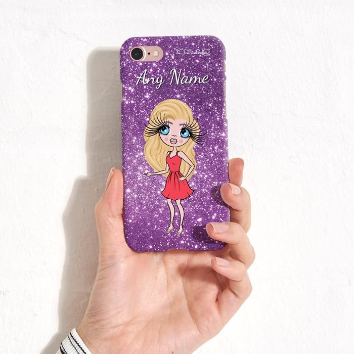 ClaireaBella Personalized Glitter Effect Phone Case - Image 2