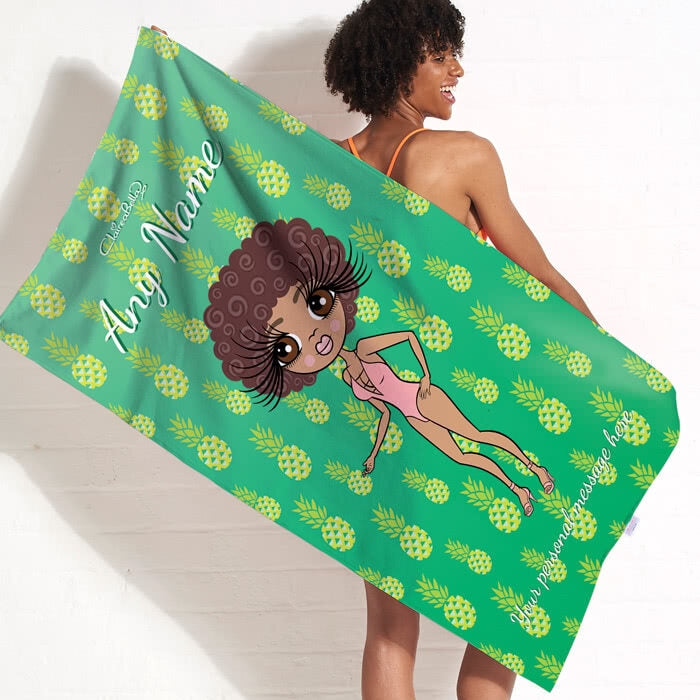 ClaireaBella Pineapple Beach Towel - Image 1