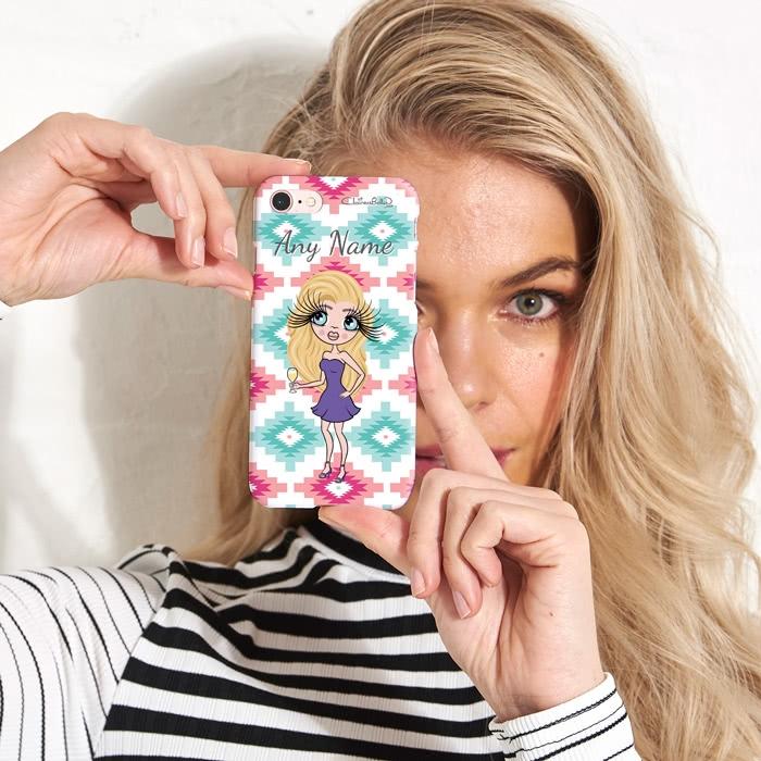 ClaireaBella Personalized Aztec Geo Phone Case - Image 1