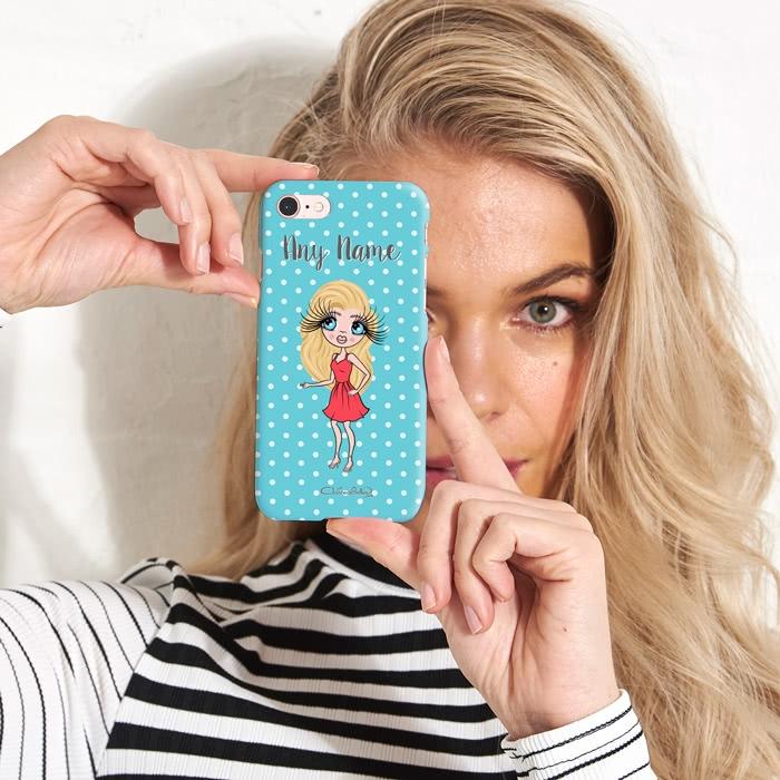 ClaireaBella Personalized Polka Dot Phone Case - Image 3