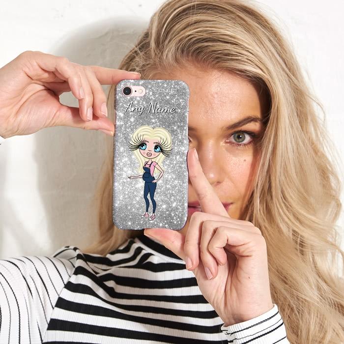 ClaireaBella Mum To Be Glitter Effect Phone Case - Image 3