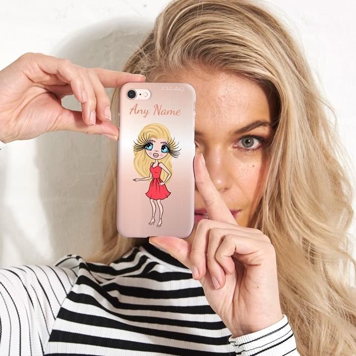 ClaireaBella Personalized Blush Phone Case - Image 5