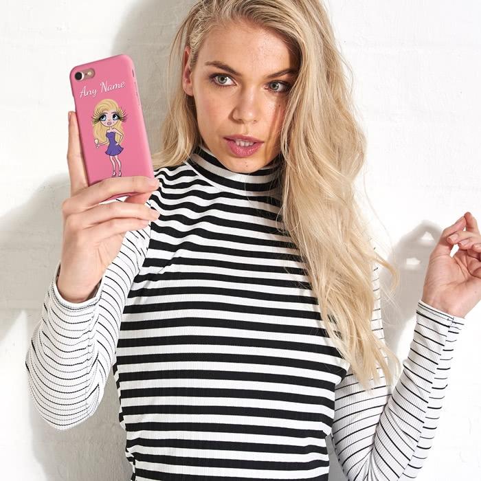 ClaireaBella Personalized Pink Phone Case - Image 6