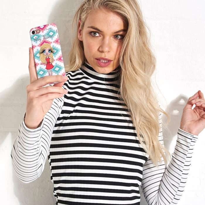 ClaireaBella Personalized Aztec Geo Phone Case - Image 5