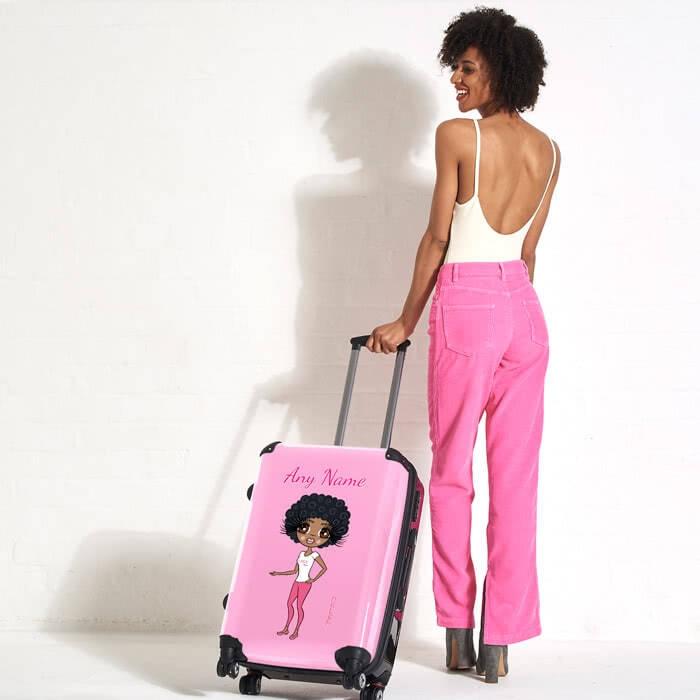 ClaireaBella Pastel Pink Suitcase - Image 3