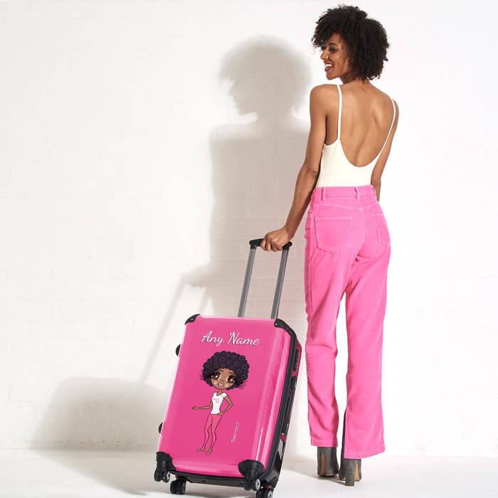 ClaireaBella Hot Pink Suitcase - Image 4
