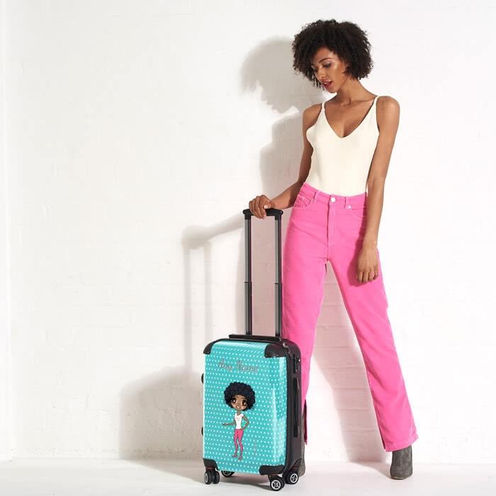ClaireaBella Polka Dot Suitcase - Image 0