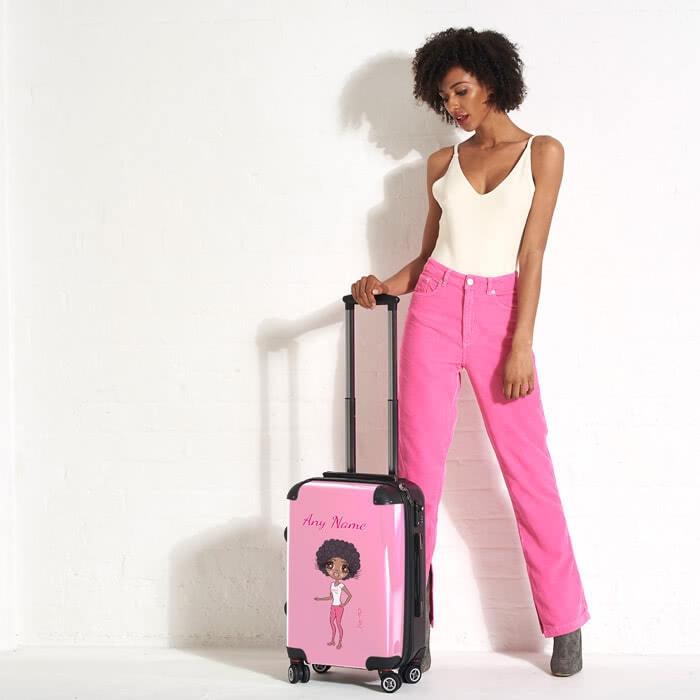 ClaireaBella Pastel Pink Suitcase - Image 0