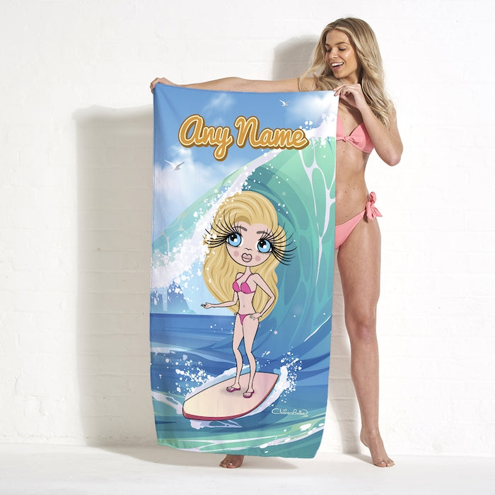 ClaireaBella Surfs Up Beach Towel - Image 3