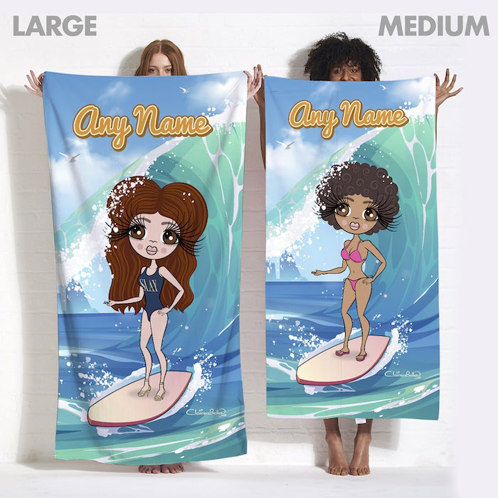 ClaireaBella Surfs Up Beach Towel - Image 2