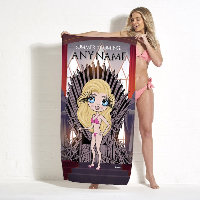 ClaireaBella Throne Beach Towel - Image 3