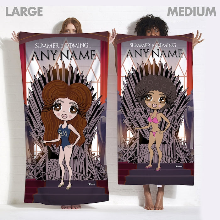 ClaireaBella Throne Beach Towel - Image 5