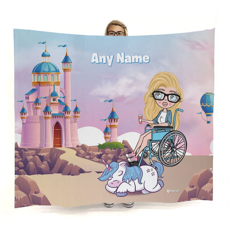 Womens Dreamlands Wheelchair Fleece Blanket - Image 1