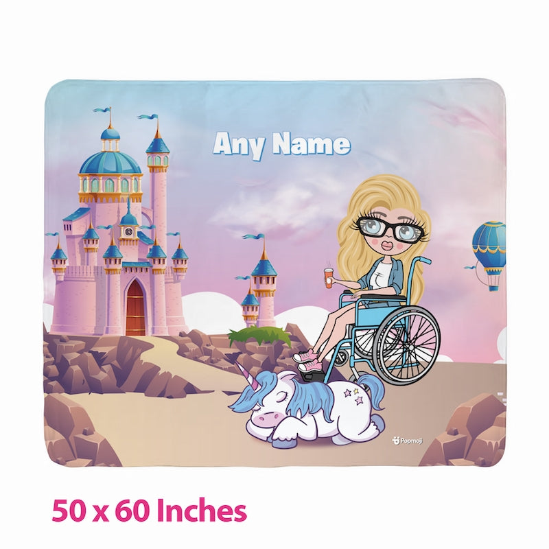 Womens Dreamlands Wheelchair Fleece Blanket - Image 2