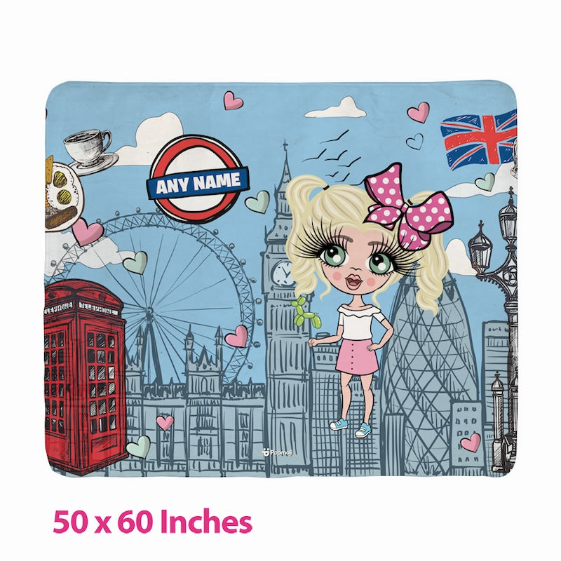 Girls Love London Fleece Blanket - Image 2