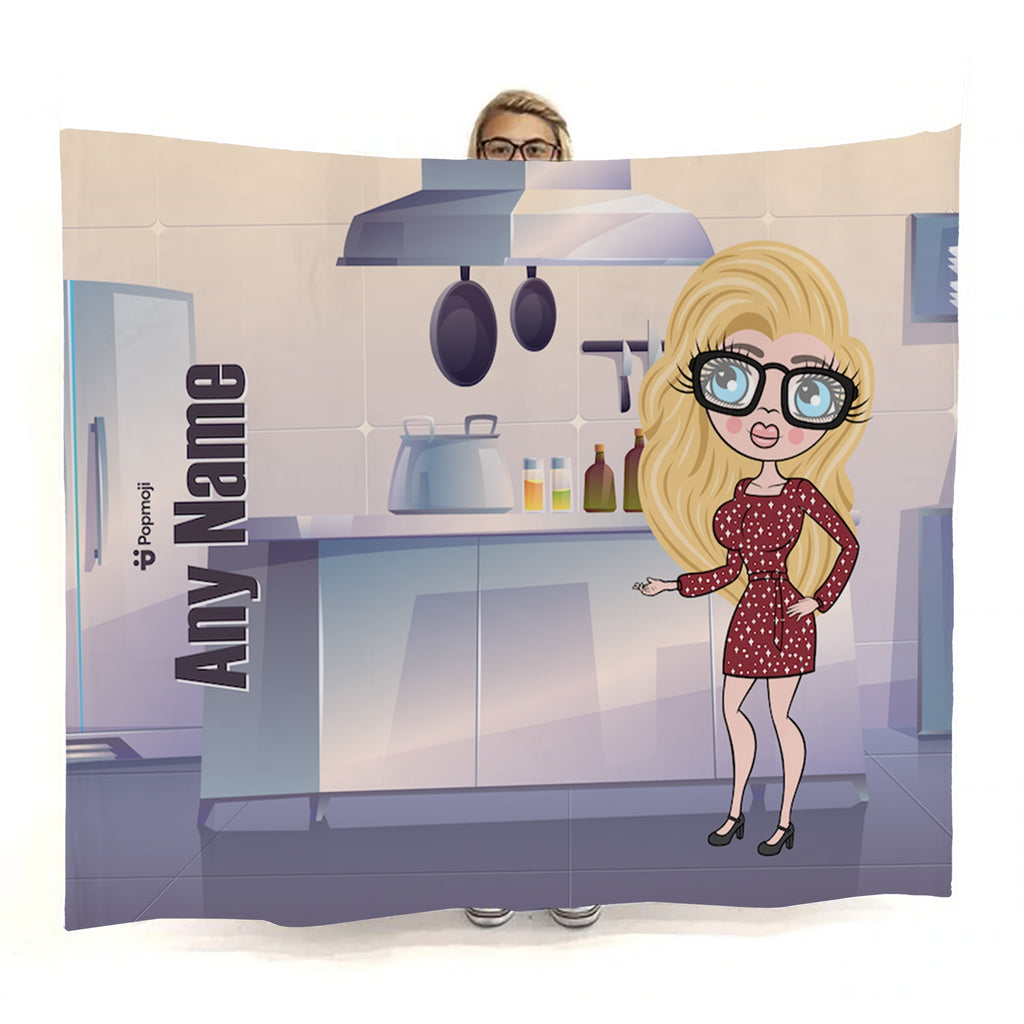 Womens Kitchen Fleece Blanket - Image 1