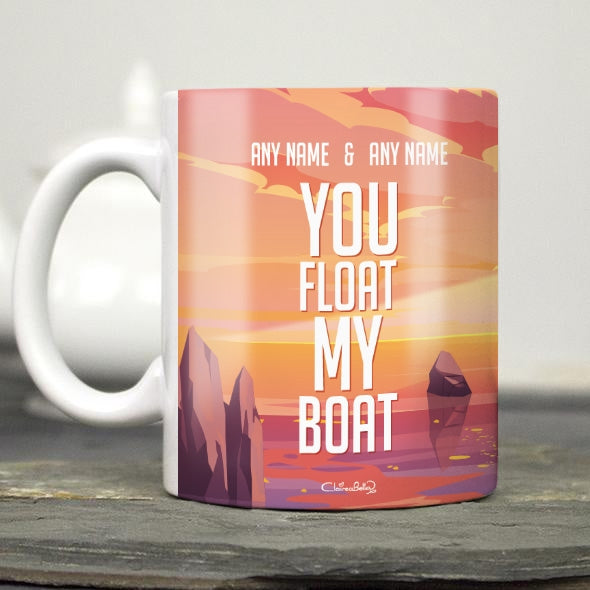 Multi Character Couples Float My Boat Mug - Image 3