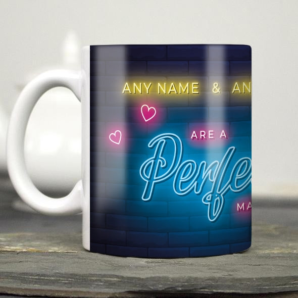 Multi Character Couples Perfect Match Mug - Image 3